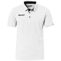 Polo Kempa Prime. Białe koszulki polo Kempa, m, bez wzorów, bez kołnierzyka, bez ramiączek. Za 194.00 zł.