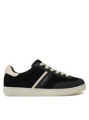 Guess Sneakersy FMPNII LEA12 Czarny. Czarne buty sportowe casual Guess, z aplikacjami, ze skóry, bez zapięcia. Za 289.99 zł.