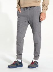 Spodnie jogger - szary. Szare joggery i bojówki Sinsay, m, bez wzorów. Za 99.99 zł.