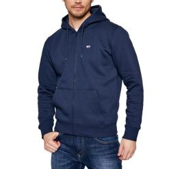 Bluza męska z kapturem na zamek Tommy Hilfiger. Niebieskie bluzy z kapturem Tommy Hilfiger, m, bez wzorów, z kapturem. W wyprzedaży za 259.00 zł.