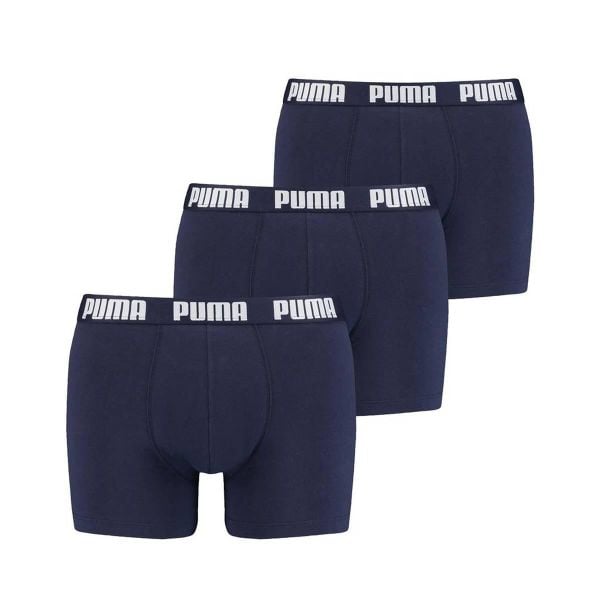 Bokserki męskie Puma EVERYDAY 3-PACK. Niebieskie bokserki Puma, m, bez wzorów. Za 112.99 zł.