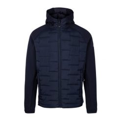 Bluza Z Kapturem Męska Hybrydowa Heber. Niebieskie bluzy Trespass, l, bez wzorów, z kapturem. Za 273.99 zł.