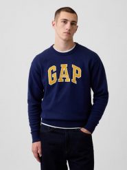 GAP Bluza w kolorze granatowym rozmiar: XS. Niebieskie bluzy GAP, xs, bez wzorów, z bawełny, bez kaptura. Za 154.95 zł.