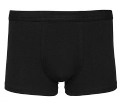 Bokserki Obcisłe, Czarne Gładkie, Jednokolorowe, Bawełniane, Majtki z Elastanem -ALTIES. Czarne bokserki Alties, l, bez wzorów, z bawełny. Za 35.00 zł.