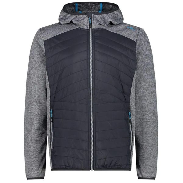 Kurtka przeciwdeszczowa CMP Hybrid Man Fix Hood. Szare kurtki CMP, m, bez wzorów, bez kaptura. Za 261.99 zł.