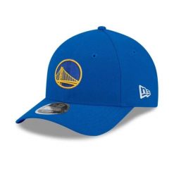 Czapka z daszkiem New Era 9FORTY Golden State Warriors NBA Team M-Crown 60755491. Niebieskie czapki z daszkiem New Era, bez wzorów. Za 125.35 zł.
