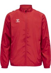 Kurtka Hummel Micro Zip. Czerwone kurtki Hummel, s, bez wzorów, z materiału, bez kaptura. Za 169.30 zł.