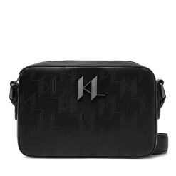 Saszetka KARL LAGERFELD. Czarne torby na ramię KARL LAGERFELD, bez wzorów, małe, bez dodatków. Za 549.99 zł.