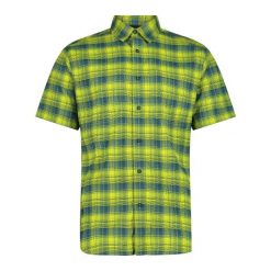 Koszula męska CMP 35S5717. Zielone koszule CMP, m, bez wzorów, bez kołnierzyka, bez ramiączek. Za 241.50 zł.