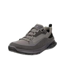 Buty trekkingowe ECCO ULT-TRN Low Wodoodporne. Szare buty turystyczne ecco, bez wzorów, z materiału, bez zapięcia, trekkingowe. Za 764.50 zł.