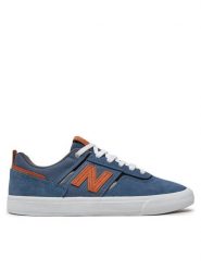 New Balance Sneakersy NM306OLG Niebieski. Niebieskie buty sportowe casual New Balance, bez wzorów, ze skóry, bez zapięcia. Za 279.99 zł.