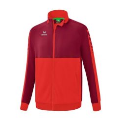 Kurtka robocza Erima Six Wings czerwona junior. Czerwone kurtki Erima, bez wzorów, z materiału, bez kaptura. Za 270.99 zł.