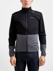 Craft Kurtka kolarska "ADV Endur Hydro" w kolorze czarno-antracytowym rozmiar: L. Czarne kurtki outdoor i hardshell Craft, l, bez wzorów, bez kaptura. Za 247.69 zł.