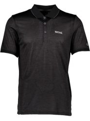 Regatta Funkcyjna koszulka polo "Remex II" w kolorze czarnym rozmiar: 3XL. Czarne koszulki polo sportowe Regatta, xl, bez wzorów, z materiału, bez kołnierzyka, bez ramiączek, outdoorowe. Za 68.45 zł.