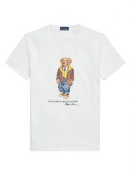 Polo Ralph Lauren T-Shirt 710P07346001 Biały Regular Fit. Białe koszulki polo Polo Ralph Lauren, m, bez wzorów, z bawełny, bez kołnierzyka, bez ramiączek. Za 639.99 zł.