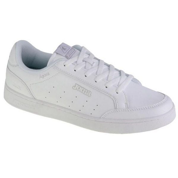 Trampki Męskie Skóra Agora. Białe buty trekkingowe Joma, m, bez wzorów, bez zapięcia. Za 226.99 zł.