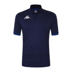 Polo Kappa Deggiano. Niebieskie koszulki polo sportowe Kappa, m, bez wzorów, bez kołnierzyka, bez ramiączek. Za 203.50 zł.