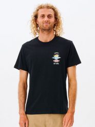 Rip Curl Koszulka "Search Icon" w kolorze czarnym rozmiar: M. Czarne bezrękawniki Rip Curl, m, bez wzorów, z bawełny, bez kołnierzyka, bez ramiączek. Za 74.63 zł.
