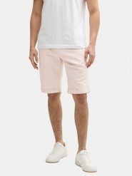 Tom Tailor Szorty materiałowe 1044715 Beżowy Regular Fit. Brązowe szorty Tom Tailor, l, bez wzorów, ze lnu. Za 179.99 zł.