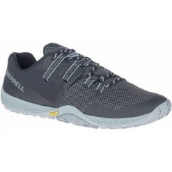 Buty do chodzenia męskie Merrell Trail Glove 6. Szare buty do biegania Merrell, bez wzorów, z materiału, bez zapięcia, do biegania. Za 695.00 zł.