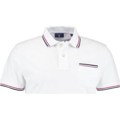 GANT TIPPING RUGGER Koszulka polo white. Koszulki polo marki GANT, z bawełny, polo. Za 339.00 zł.