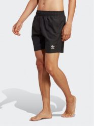 Adidas Szorty kąpielowe Originals Essentials Solid Swim Shorts HT4411 Czarny Regular Fit. Czarne kąpielówki Adidas, m, bez wzorów, z syntetyku. Za 189.99 zł.