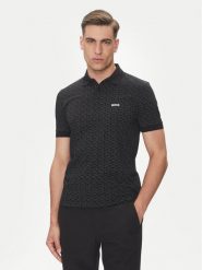 BOSS Polo Paddy Striped C 50540719 Czarny Regular Fit. Czarne koszulki polo Boss, m, bez wzorów, z bawełny, bez kołnierzyka, bez ramiączek. Za 379.99 zł.