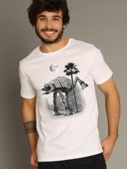 WOOOP Koszulka "Pee Time" w kolorze białym rozmiar: L. Białe bezrękawniki Wooop, l, bez wzorów, z bawełny, bez kołnierzyka, bez ramiączek. Za 65.38 zł.