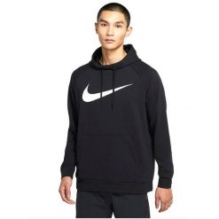 Bluza sportowa męska Nike Drifit. Czarne bluzy z kapturem Nike, m, bez wzorów, z kapturem. Za 436.00 zł.