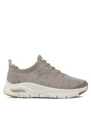 Skechers Sneakersy Waveport 232301/TPE Szary. Szare buty sportowe casual Skechers, bez wzorów, z materiału, bez zapięcia. Za 369.99 zł.