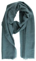 Przejściowy Szalik z Dziewiczą Wełną (Virgin Wool) - Fraas - Kolor Morski. Niebieskie szaliki V. Fraas, bez wzorów, z materiału. Za 85.00 zł.