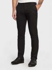 Tommy Hilfiger Chinosy Bleecker MW0MW26619 Czarny Slim Fit. Czarne eleganckie spodnie Tommy Hilfiger, m, z bawełny. Za 429.99 zł.