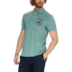 Koszulka polo w kolorze jasnozielonym. Koszulki polo marki Galvanni, polo, z krótkim rękawem. W wyprzedaży za 229.95 zł.