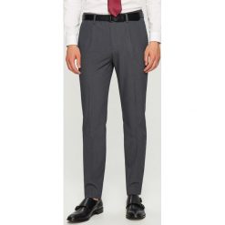 Spodnie garniturowe slim fit - Szary. Garnitury marki Reserved. Za 129.99 zł.
