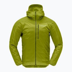 Kurtka przeciwwiatrowa męska NORRONA Faketind Aero60 Zip Hood. Żółte kurtki NORRONA, l, bez wzorów, z elastanu, bez kaptura. Za 989.99 zł.