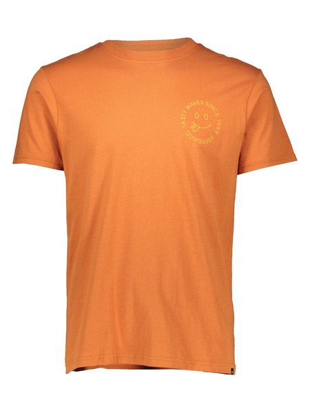Quiksilver Koszulka "Tasty Waves" w kolorze pomarańczowym rozmiar: M. Pomarańczowe bezrękawniki Quiksilver, m, bez wzorów, z bawełny, bez kołnierzyka, bez ramiączek. Za 66.78 zł.