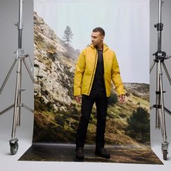 Męska wodoodporna kurtka izolowana Maltrek. Żółte kurtki Regatta, l, bez wzorów, z materiału, z kapturem. Za 369.00 zł.