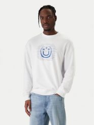 HUGO Bluza Namenex 50554392 Biały Regular Fit. Białe bluzy Hugo, l, bez wzorów, z bawełny, bez kaptura. Za 399.99 zł.