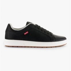 Buty Levi's Piper czarne ze skóry syntetycznej. Czarne buty sportowe casual Levi's®, bez wzorów, z materiału, bez zapięcia. Za 403.35 zł.