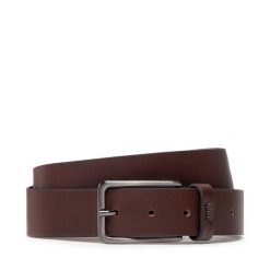 Pasek Męski BOSS. Brązowe paski Boss, bez wzorów. Za 399.99 zł.