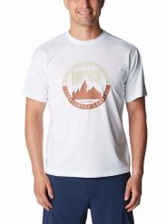 Columbia Koszulka sportowa "Ice Lake™ II" w kolorze białym rozmiar: L. Białe t-shirty sportowe Columbia, bez wzorów, z materiału, bez ramiączek, outdoorowe. Za 88.43 zł.