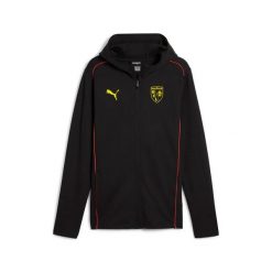 Kurtka dresowa RC Lens 2025/26. Czarne kurtki Puma, s, bez wzorów, z dresówki, bez kaptura. Za 392.00 zł.
