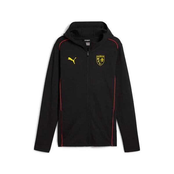 Kurtka dresowa RC Lens 2025/26. Czarne kurtki Puma, s, bez wzorów, z dresówki, bez kaptura. Za 392.00 zł.