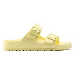 BIRKENSTOCK Arizona EVA Popcorn Klapki męskie. Żółte klapki Birkenstock, z materiału. Za 219.99 zł.