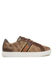 Guess Sneakersy FMPTII FAB12 Beżowy. Brązowe buty sportowe casual Guess, z aplikacjami, z materiału, bez zapięcia. Za 289.99 zł.