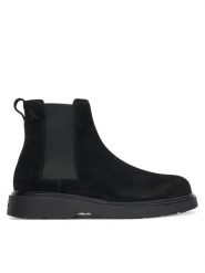Calvin Klein Sztyblety Combat Ess Chelsea Boot Su YM0YM01372 Czarny. Czarne botki sznurowane CALVIN KLEIN, bez wzorów, ze skóry, bez obcasa, bez zapięcia. Za 589.99 zł.