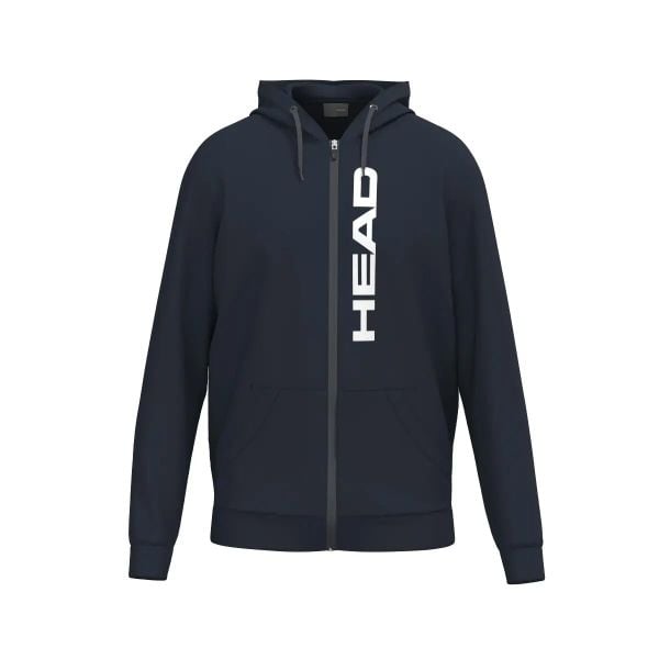 Bluza z kapturem z pełnym zamkiem błyskawicznym Head Club Original. Niebieskie bluzy z kapturem Head, m, bez wzorów, z bawełny, z kapturem. Za 270.00 zł.