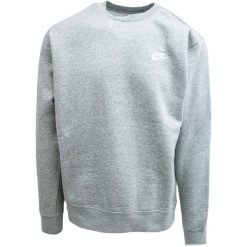 Bluza sportowa męska Nike Club Crew. Szare bluzy bez kaptura Nike, m, bez wzorów, bez kaptura. Za 337.00 zł.