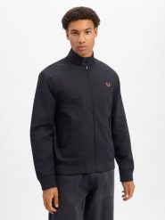 Fred Perry kurtka typu blouson Mężczyźni Bawełna czarny, L. Czarne kurtki Fred Perry, l, bez wzorów, z bawełny, bez kaptura. Za 1,399.95 zł.