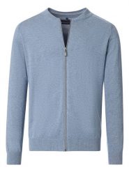 CASAMODA Kardigan w kolorze błękitnym rozmiar: L. Niebieskie swetry rozpinane CASAMODA, l, bez wzorów, z bawełny, bez kołnierzyka, bez ramiączek. Za 131.43 zł.